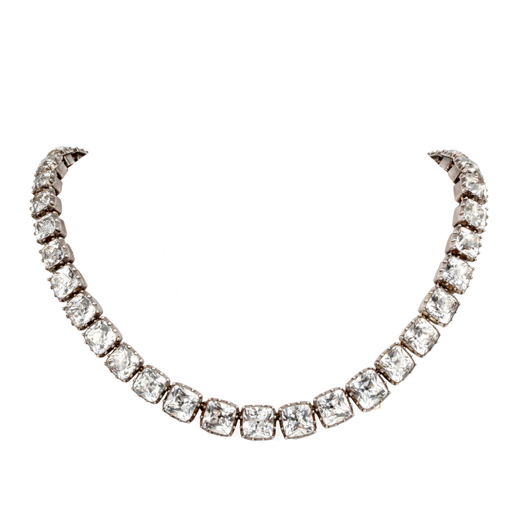 Early 19th Century White Paste Rivière Necklace