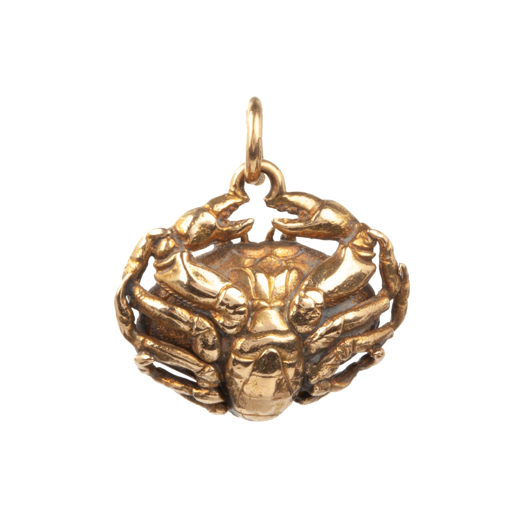 Victorian Gold Crab Locket