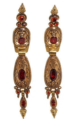 Iberian Hessonite Garnet Earrings