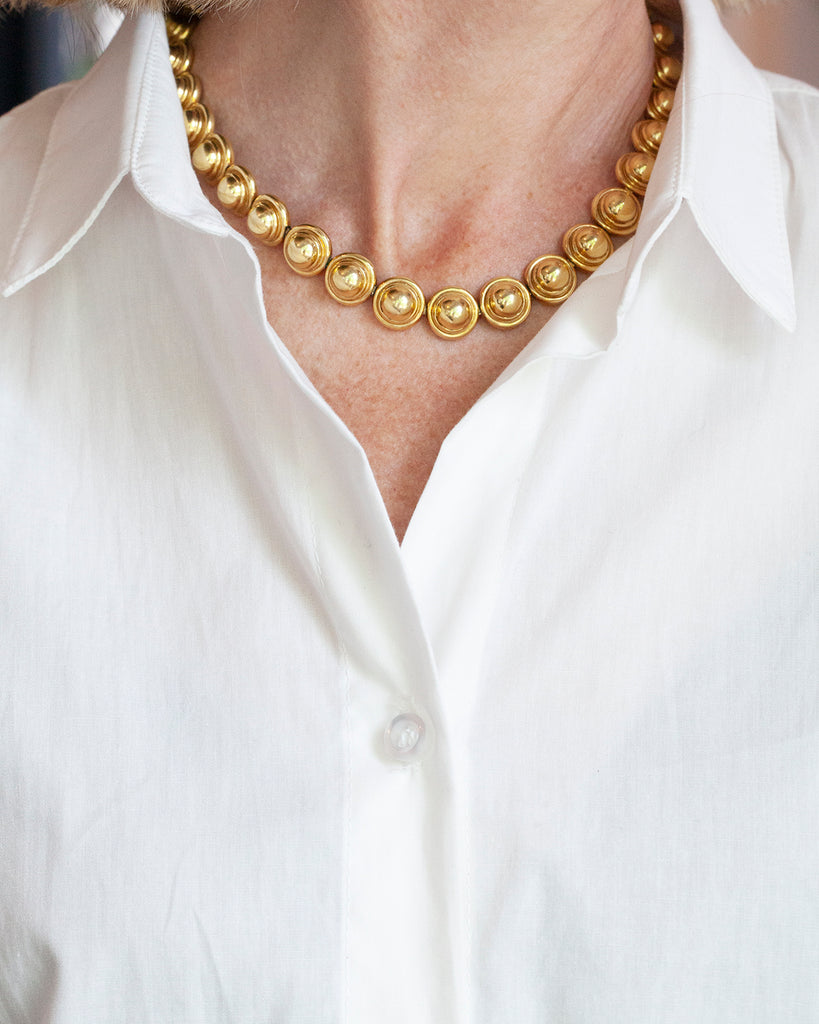 Vintage Tiffany & Company Gold Collar Necklace